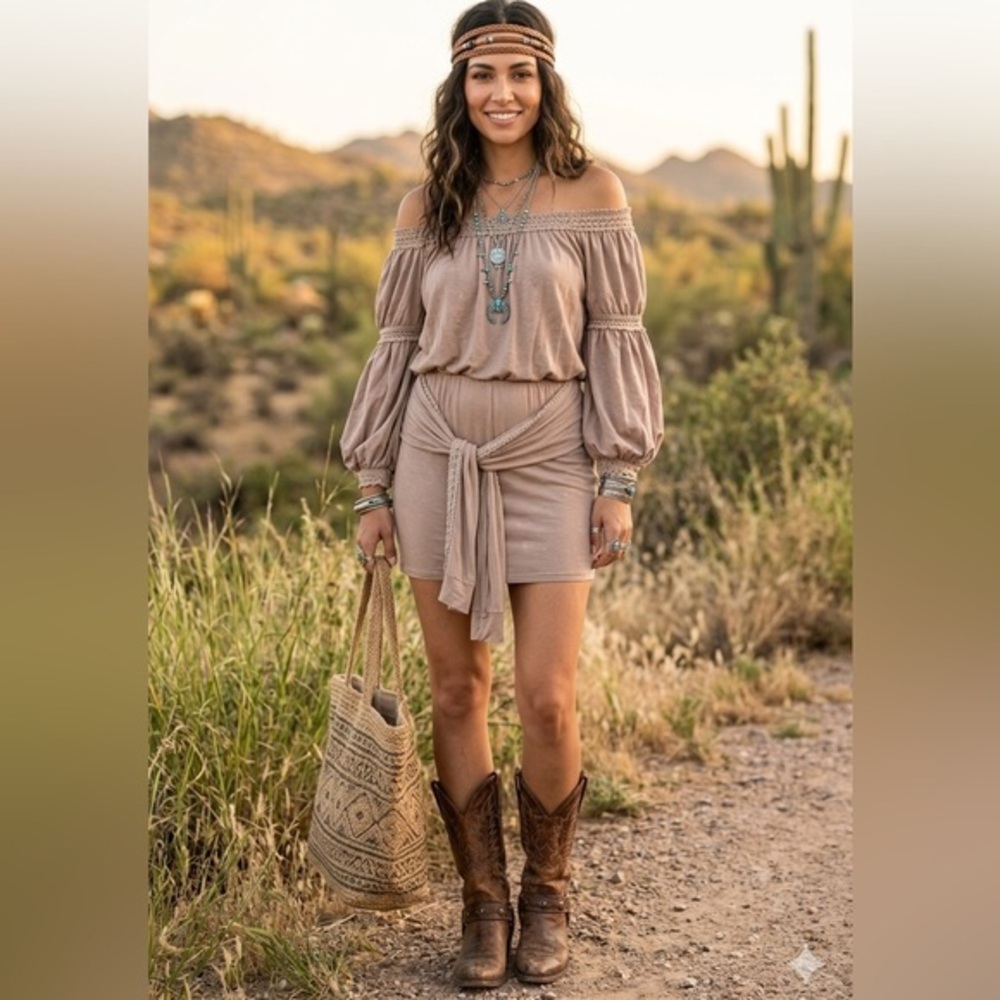 POL Doppleganger Faux Wrap Skirt